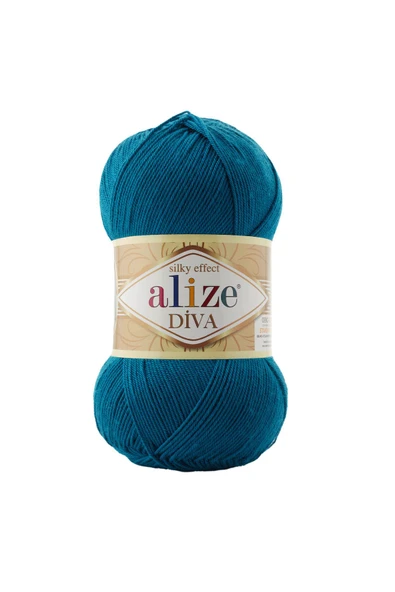 Alize 5 Adet Alize Diva 646 Minkanos Mavi ürün görseli 1