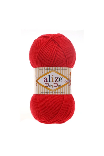 Alize 5 Adet Alize Baby Best 56 Kırmızı ürün görseli 1
