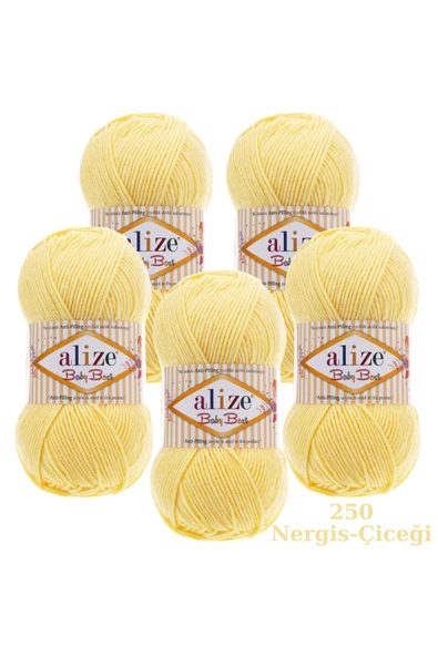 Ravepi Collection Alize Baby Best 5'li Paket Renk :250 ürün görseli 1