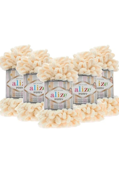 Alize Puffy ALİZE PUFFY 742 SOMON ( 5 ADET ) ürün görseli 1