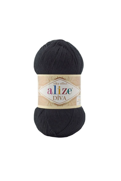 Alize ALİZE DİVA  COLOR 60 SİYAH ürün görseli 1