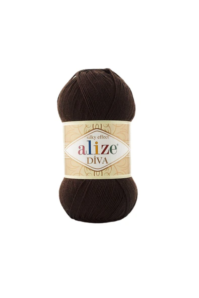 Alize 5 Adet Alize Diva 26 Kahve ürün görseli 1