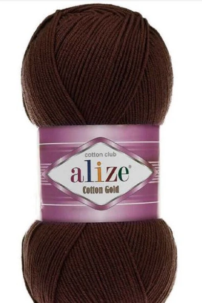 Alize ALİZE COTTON GOLD KAHFERENGİ 5 ADET COLAR : 26 ürün görseli 1