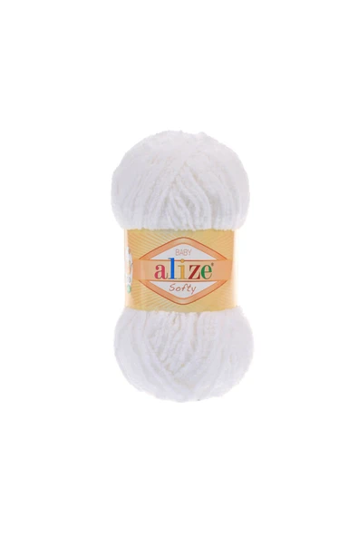 Alize 5 Adet Alize Softy 55 Beyaz ürün görseli 1