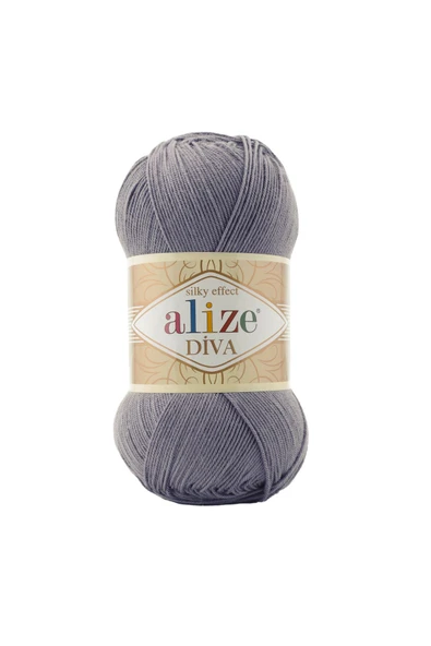 Alize 5 Adet Alize Diva 348 Demir Grisi ürün görseli 1