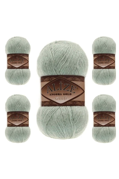 Alize Ayzen Home Angora Gold Simli 5 Li Paket ürün görseli 1