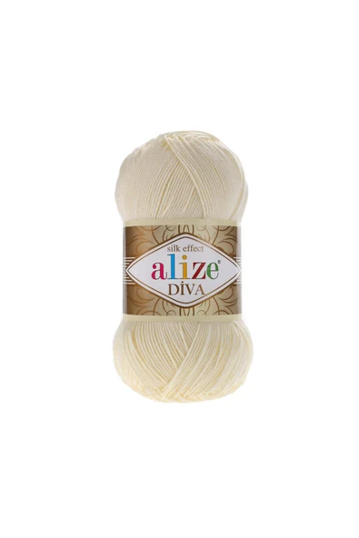Alize 5 Adet Alize Diva 01 Krem ürün görseli 1