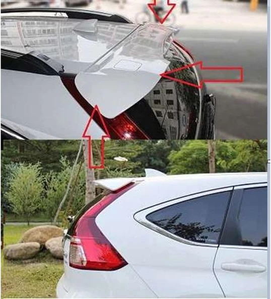 Honda Crv 2013 Sonrası Spoiler Spoyler (Beyaz Boyalı) ürün görseli 1