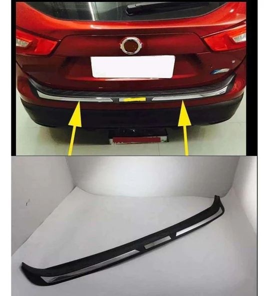 Nissan Qashqai Uyumlu 2014 2017 Arka Tampon Eşik Koruma ürün görseli 1
