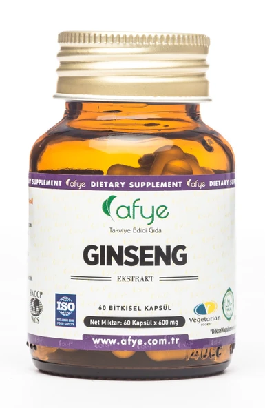 Afye Ginseng (60 kapsül) ürün görseli 1