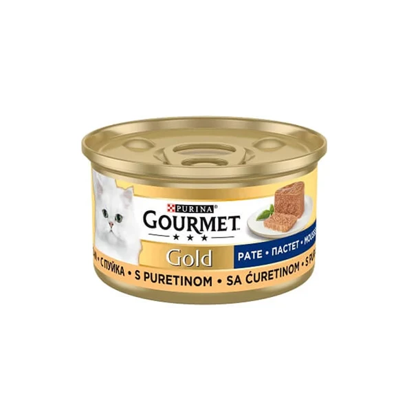 Gourmet Kıyılmış Hindi Etli Kedi Konserve 85 Gr ürün görseli 1