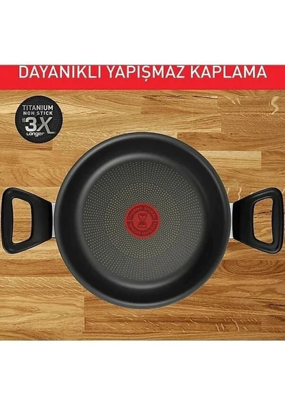 Tefal Titanyum 3X Force 20 cm Sahan - Resim 3