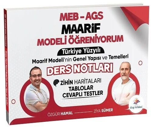 2025 MEB AGS Maarif Modeli Öğreniyorum Türkiye Yüzyılı Maarif Modelinin Genel Yapısı ve Temelleri Ders Notları Dizgi ürün görseli 1