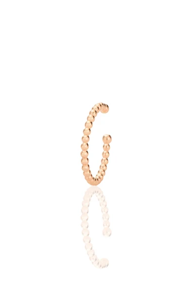Gümüş rose topçuklu conch kıkırdak küpe SGTL12717ROSE ürün görseli 1