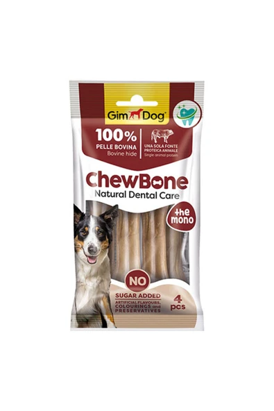 Chewbone Diş Sağlığı Destekleyici Naturel Press Köpek Çiğneme Kemiği 80 gr ürün görseli 1
