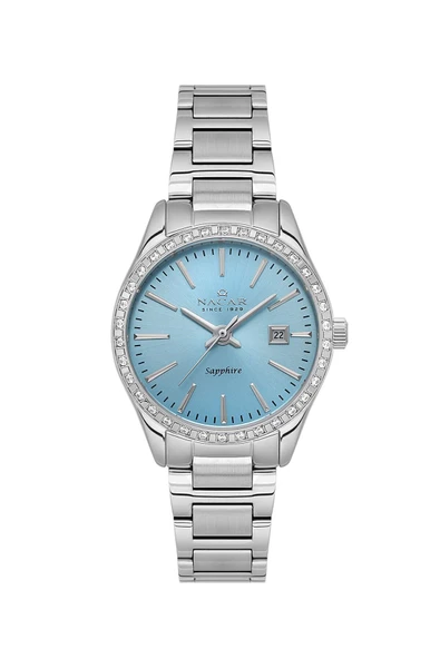 NC33-398305-AUMS SAFİR CAMLI KADIN KOL Saati 32 MM KASA ÇAPI ürün görseli 1