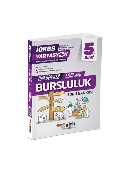 5. Sınıf İOKBS Varyasyon Tüm Dersler Bursluluk Soru Bankası Gizli Yayınları ürün görseli 1
