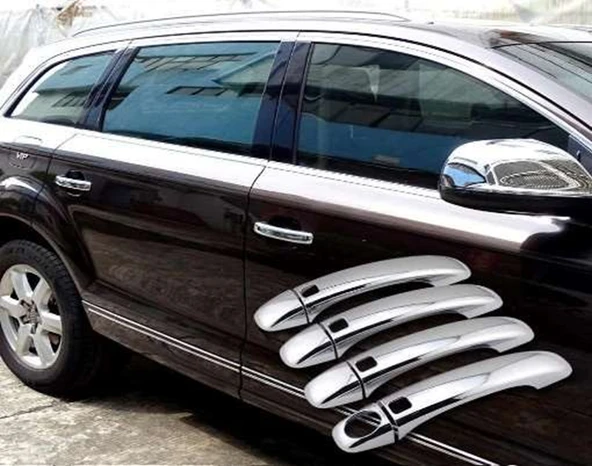 Audi Q5 Uyumlu 2010 2017 Kapı Kolu (Sensörlü) ABS (Plastik) Krom ürün görseli 1
