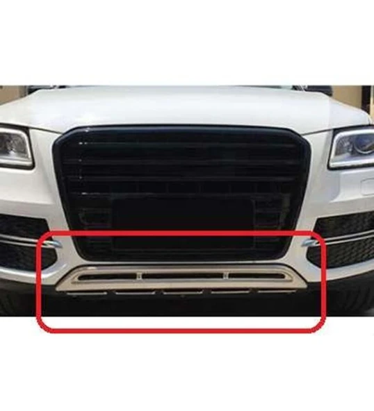 Audi Q5 Uyumlu 2010 2017 Ön Tampon Altı Krom ürün görseli 1