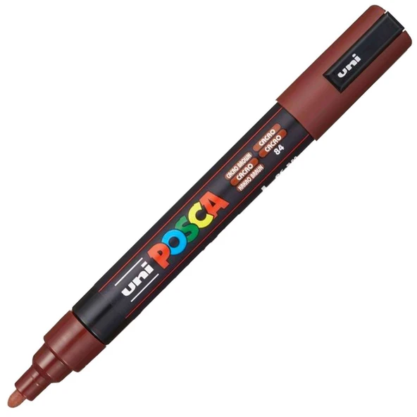 Uni Posca Su Bazlı Poster Marker Pc-5m 1.8-2.5 Kakao Kahve 84 ürün görseli 1