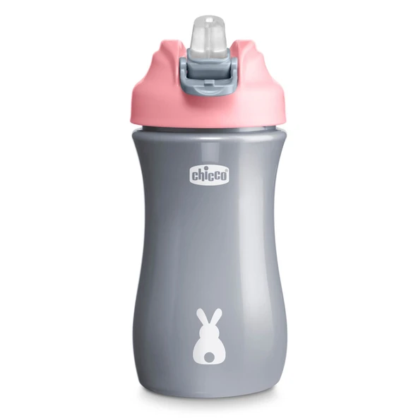 Chicco Pop-Up Pipetli Bardak 2 Yaş+ 350 ml - Pink ürün görseli 1