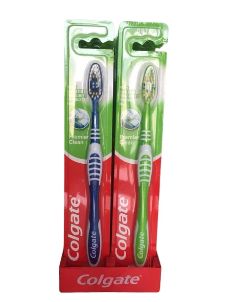 Colgate Premier Clean Diş Fırçası Orta 12 Adet ürün görseli 1