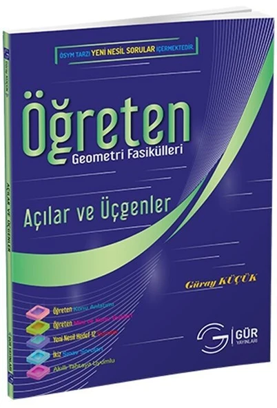 Öğreten Geometri Fasikülleri Açılar ve Üçgenler Gür Yayınları ürün görseli 1