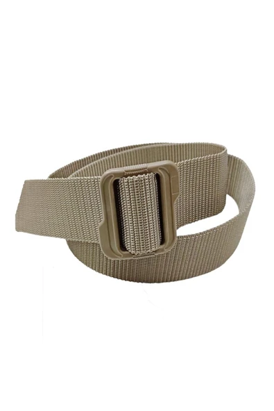 Bej Renk(kum Rengi) Taktik Outdoor Avcı Dokuma Kemer ürün görseli 1