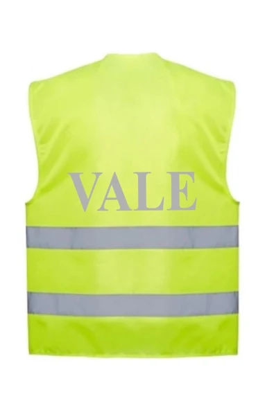 Vale Yazılı Sarı Renk Reflektörlü Ikaz Yeleği X 3 Adet ürün görseli 1
