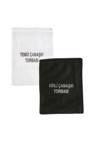 Kirli Ve Temiz Çamaşır Torbası Seti (toplam 4 Adet:2 Ad.kirli-2 Ad. Temiz) ürün görseli 1
