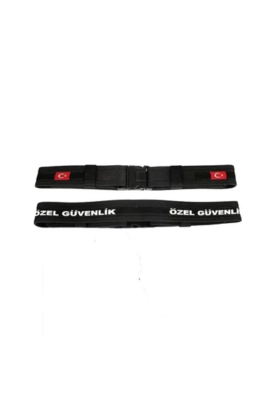 Özel Güvenlik Kemeri Türk Bayraklı Palaska Kemer ürün görseli 1