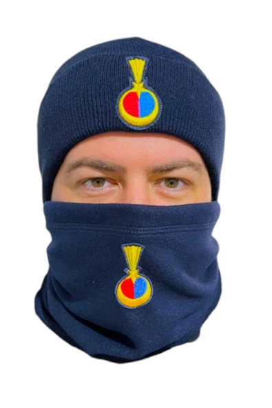 Jandarma Asayiş Lacivert Yün Bere Polar Boyunluk 2 Li Set ürün görseli 1