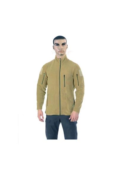 Taktik Çok Cepli Outdoor Polar Bej Renk ürün görseli 1