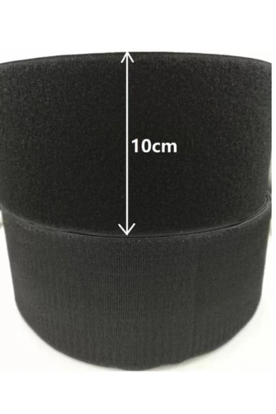 10 Cm Cırt Bant Siyah - Resim 3