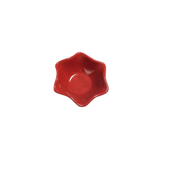 Keramika Roma Çerezlik 11 Cm Kırmızı Bayrak ürün görseli 1
