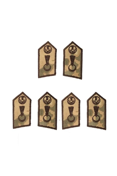 Kamuflaj Yaka Spoleti & Rozeti (nakışlı) X 3 Adet ürün görseli 1