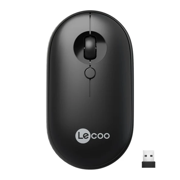 Lenovo Lecoo WS212 Kablosuz Mouse Siyah ürün görseli 1