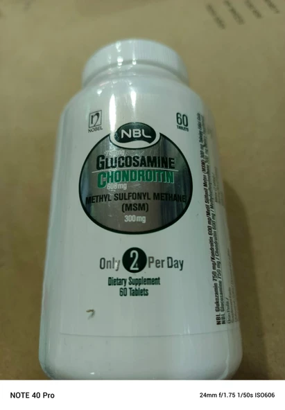 nbl glugosamine msm ürün görseli 1