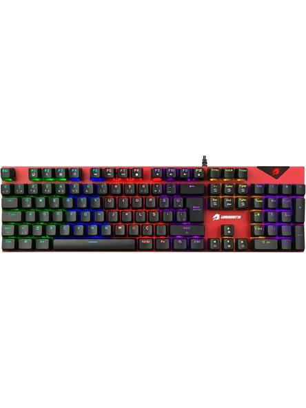 GameBooster GB-G44 RADIANCE Rainbow Aydınlatmalı 105 Mekanik Red Switch Oyuncu Klavyesi ürün görseli 1