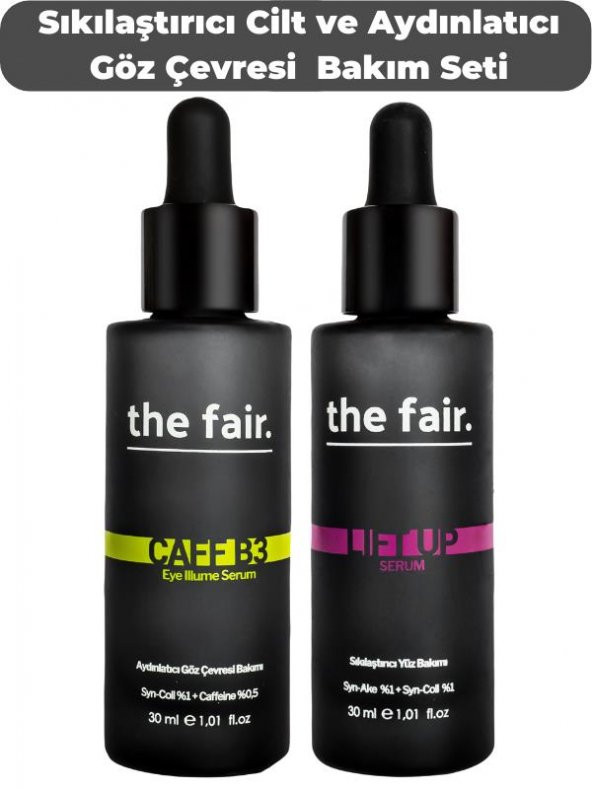 the fair.Sıkılaştırıcı Aydınlatıcı Cilt ve Göz Çevresi Bakım Seti ürün görseli 1