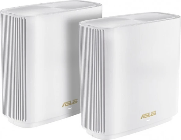 ASUS ZenWifi XT9 Wi Fi 6-Gaming Ai Mesh AiProtectionPro Bulut Kablosuz Ağ Dağıtım Mesh Sistemi (Beyaz İkili Paket) ürün görseli 1