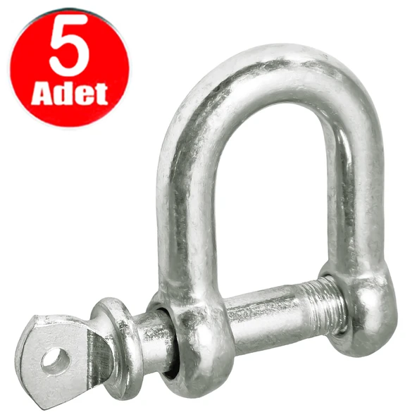 Salıncak 10mm Zincir Kilidi U Mapa Vidalı Bağlantı -5 Adet ürün görseli 1