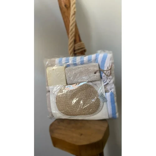 Gelin Damat Hamam Banyo 5'Li Set - Resim 2