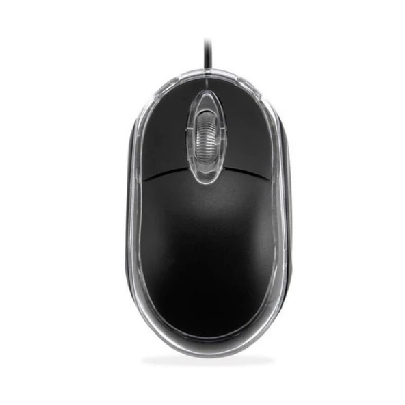 Everest KM-6809 Kablolu Mini Mouse, USB, Işıklı, Siyah ürün görseli 1