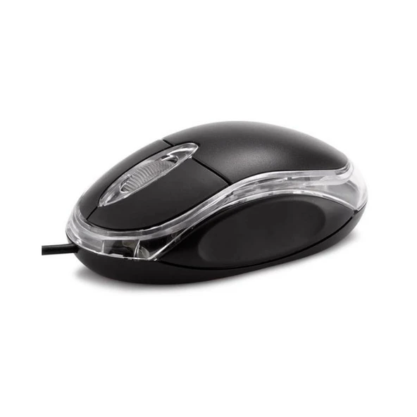 Everest KM-6809 Kablolu Mini Mouse, USB, Işıklı, Siyah - Resim 3