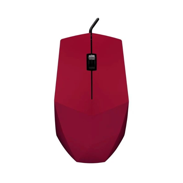 Everest SM-201 Kablolu USB Mouse Kırmızı ürün görseli 1