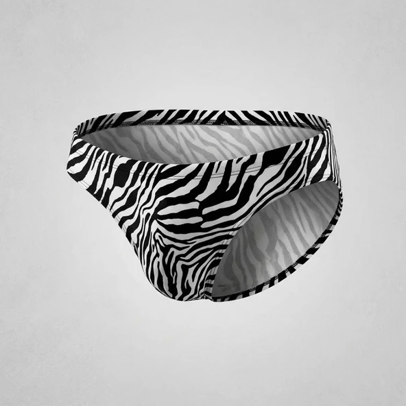 Doreanse Zebra Desen Erkek Slip Külot 1345 ürün görseli 1