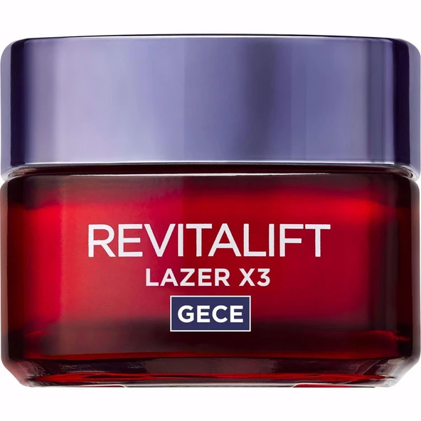 L'Oreal Paris Yaşlanma Karşıtı Gece Kremi - Dermo Expertise Revitalift Laser X3 50 ml ürün görseli 1