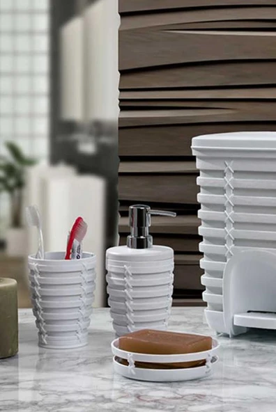 Primanova Palm Beyaz Sıvı Sabunluk - Resim 2