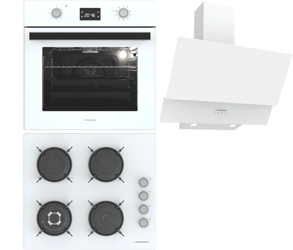 Termikel Ankastre Set (BO O6555C W + BH P6194C W + CH C6532C WW) ürün görseli 1